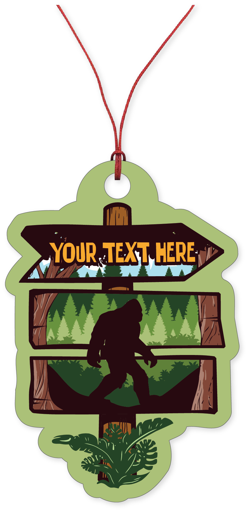 Morris Magnets - Vente Objets de décoration - Ornement : panneau Bigfoot Trail1