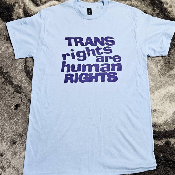Trans Rights are Human Rights T-Shirt for wholesale by Flip The Record