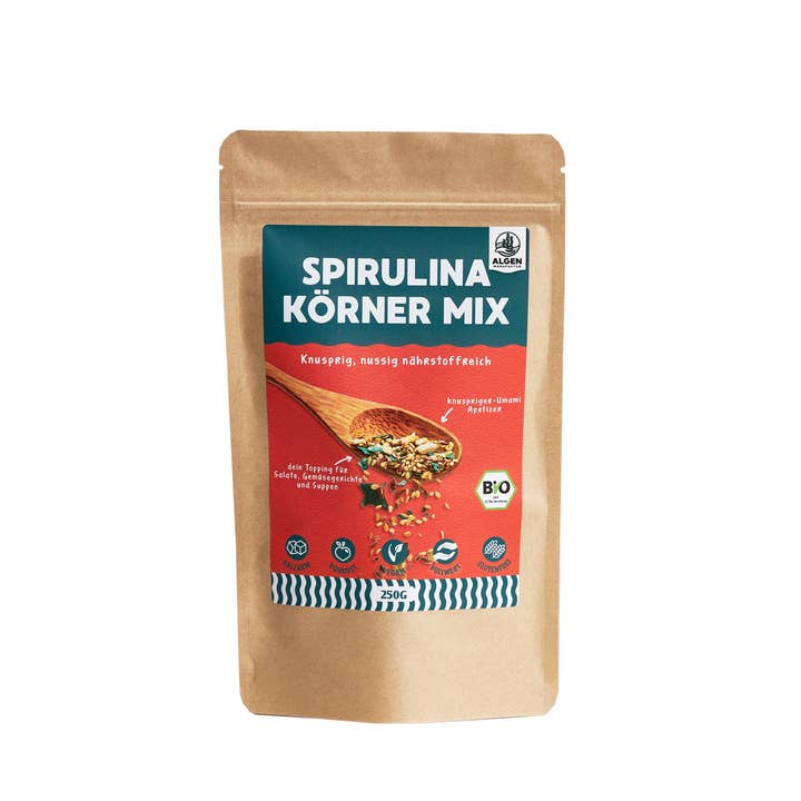 Organic Spirulina Grain Mix for wholesale by Algen Markt