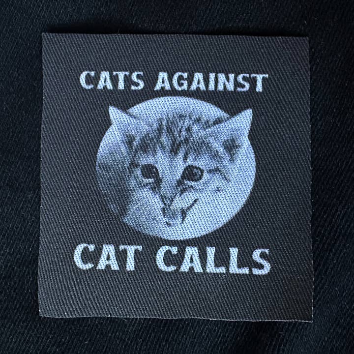 Stoffaufnäher „No Cat Calls“ für den Großhandel von Espi Lane