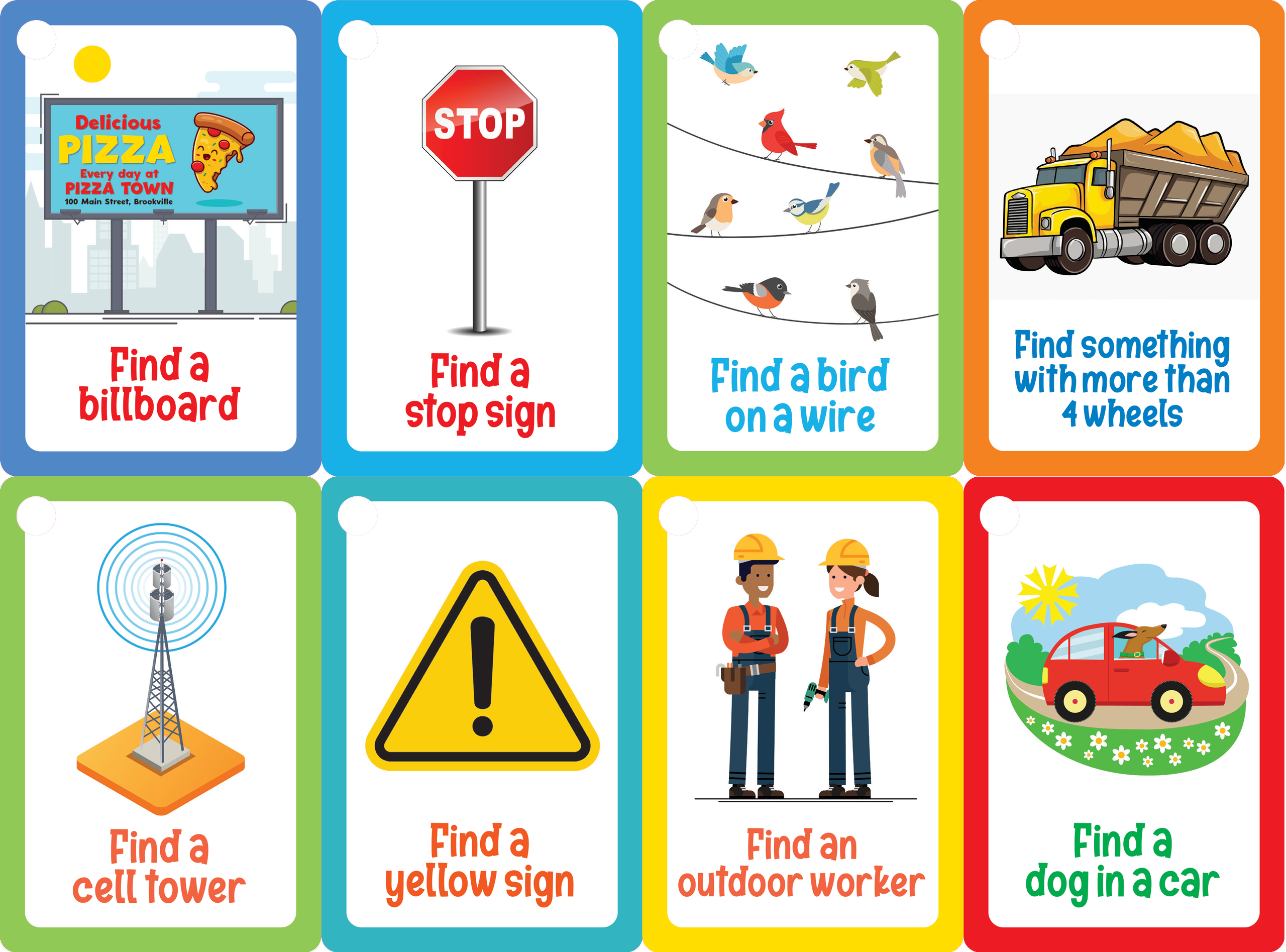 Peter Pauper Press - Wholesale Card Game - Seek-and-Find Scavenger Hunt Card Pack6