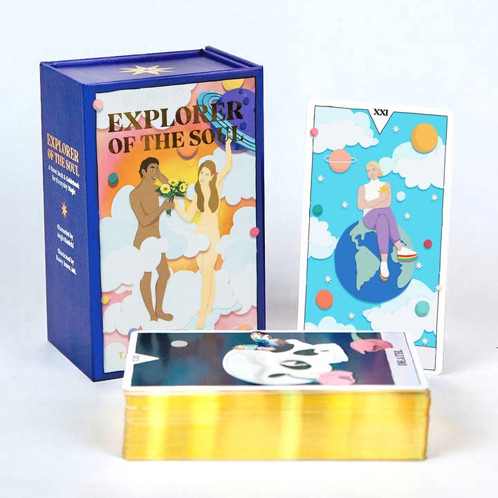 Explorador do Tarot da Alma | Deck + Guia para Magia Diária por atacado de Explorer Of The Soul