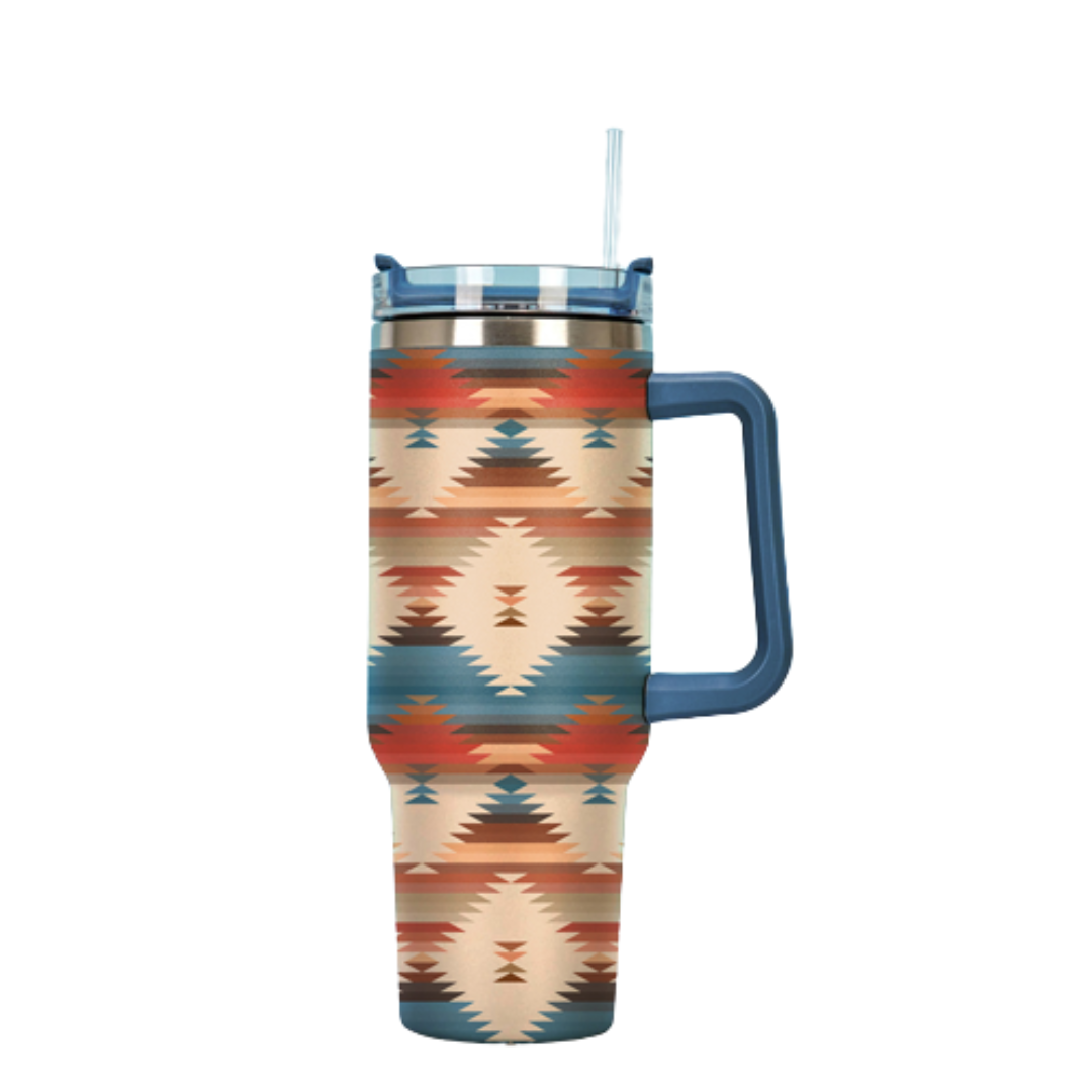 The Front Porch Label – Engroshandel Thermokop – Aztec Tumbler med håndtag2