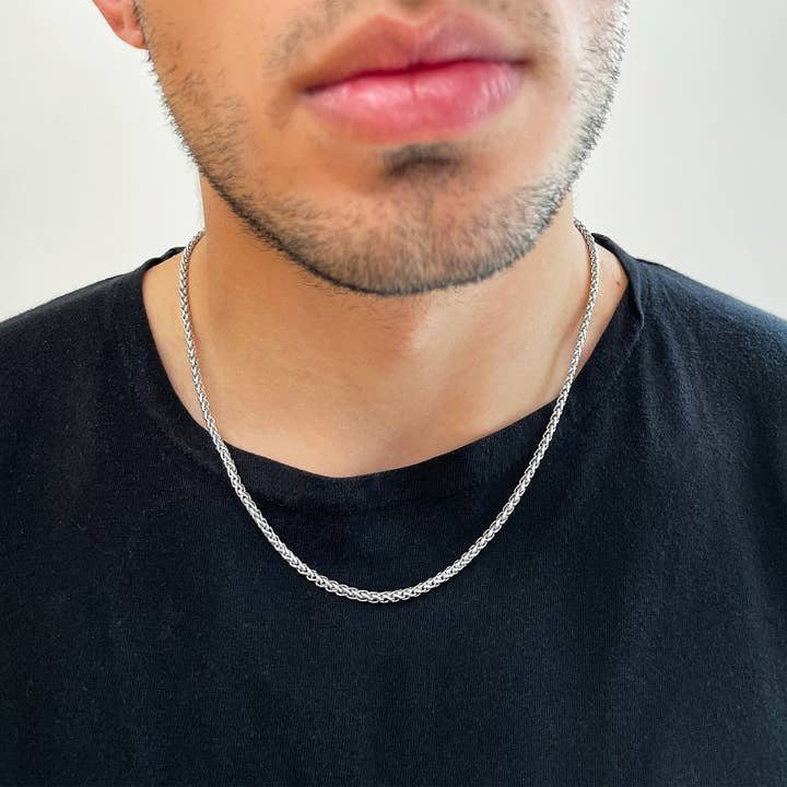 CHAÎNE À BLÉ EN ARGENT 2,3 MM pour la vente par FU MILLI