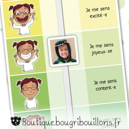 Bougribouillons - Vente Livre – enfant - Les échelles des émotions