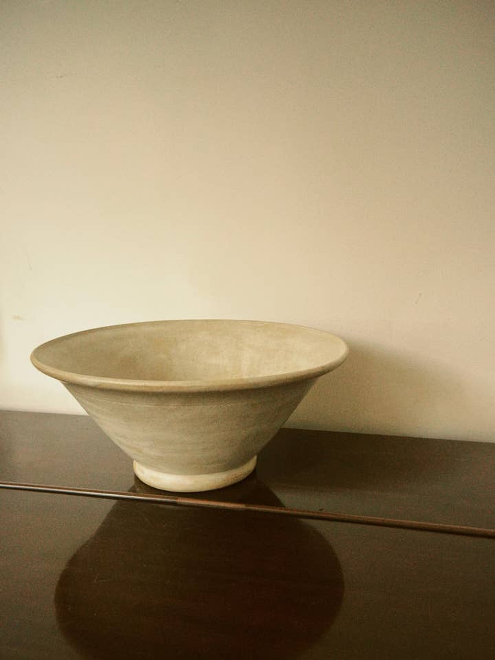 Serving Bowl - Off White for wholesale by Bisby Bisques