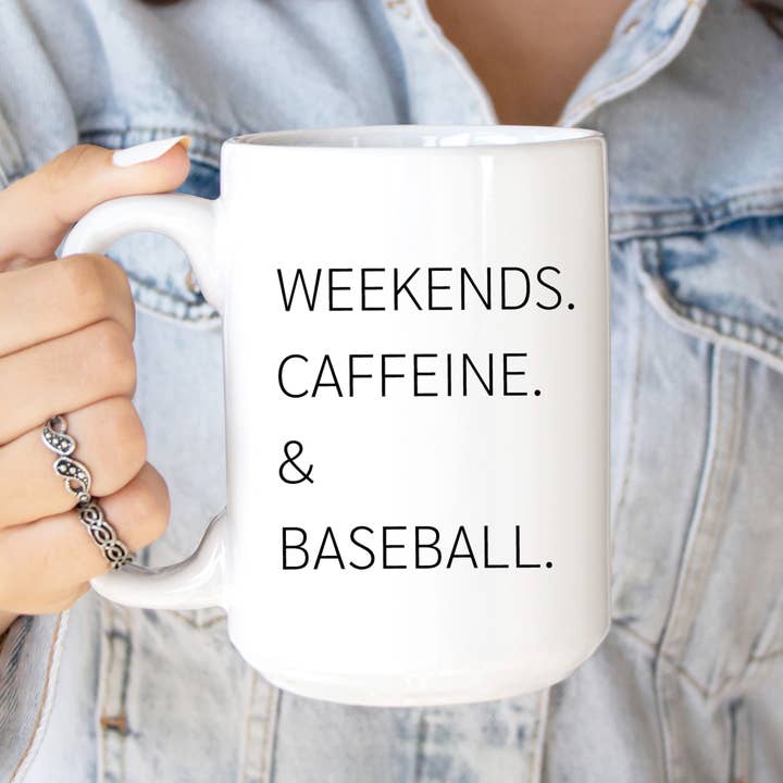 Weekends. Caffeine. & Baseball. for wholesale by Rustic Girls