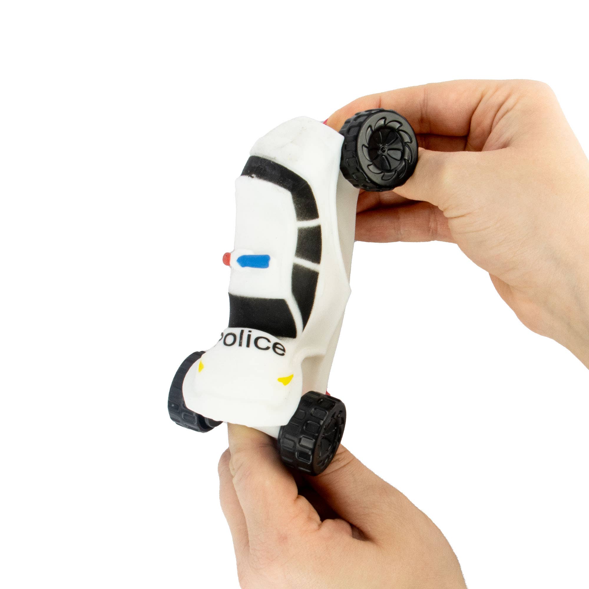 Keycraft - Wholesale Toy Car/Truck - Kids - Stretch Wheels Sensory Police Car Toy1