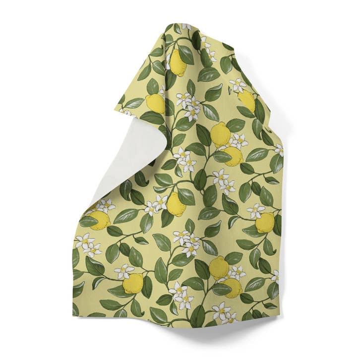 Pano de Cozinha Amarelo Citronlycka por atacado de Arvidssons Textil