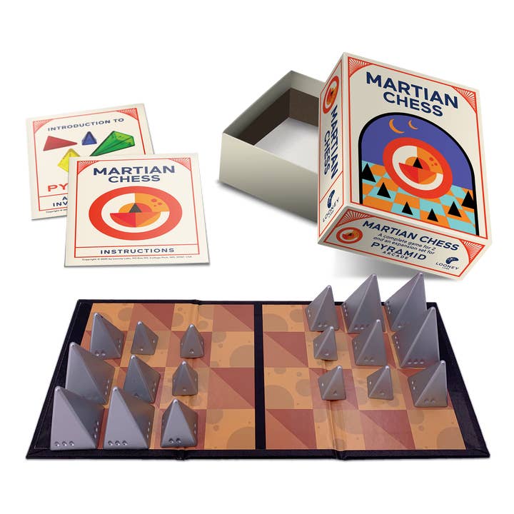 Looney Labs - Wholesale Board Game - Martian Chess - Limited Edition Silver1