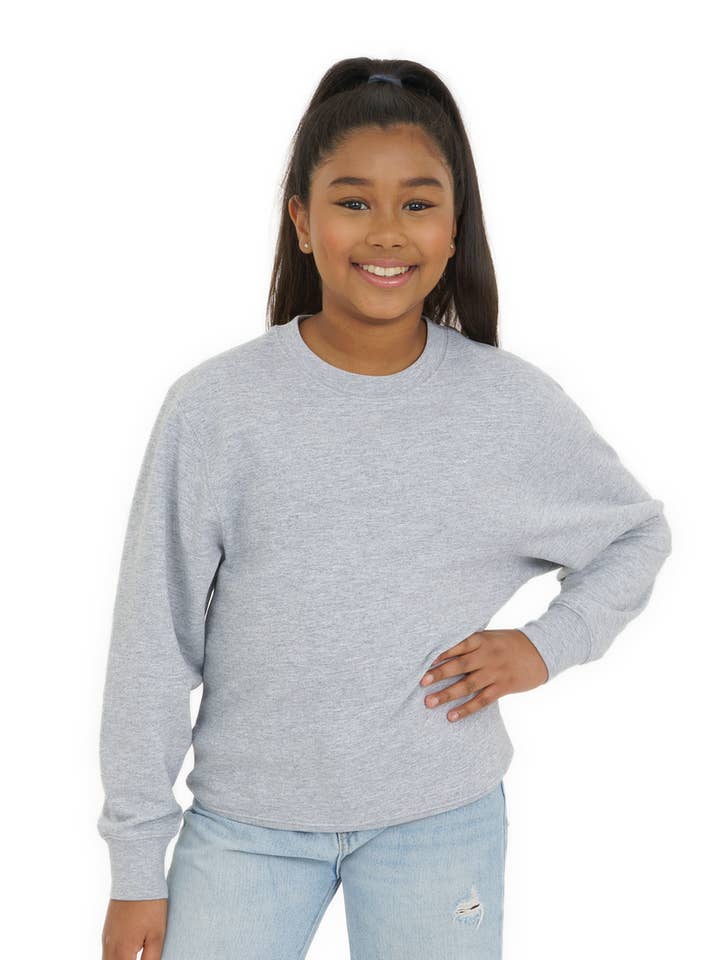 ATC™ Everyday Fleece Crewneck Youth Sweatshirt for wholesale by SanMar Canada