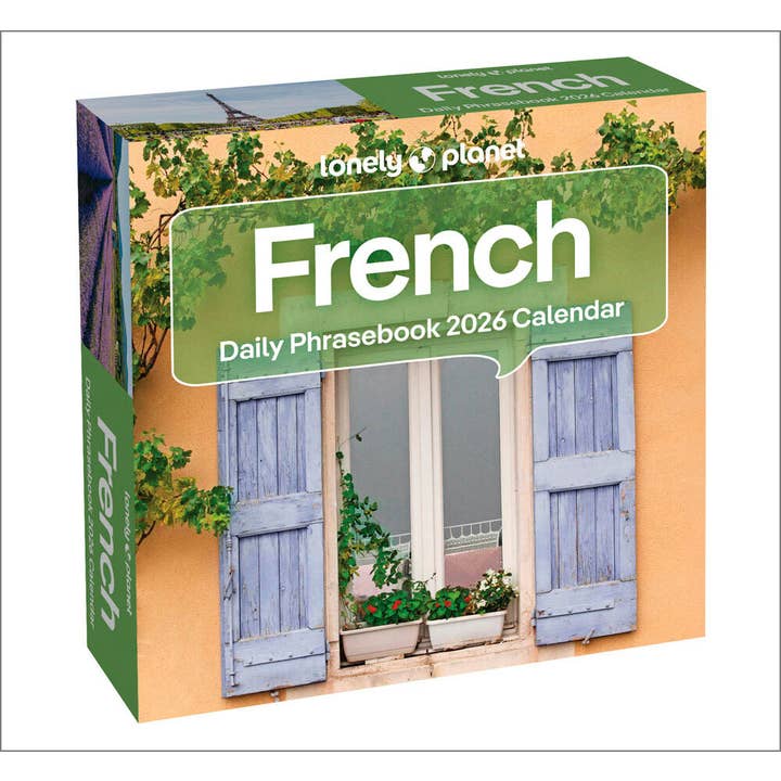 Lonely Planet: French Phrasebook 2026 Day-to-Day Desk Calendar for wholesale by BrownTrout Publishers