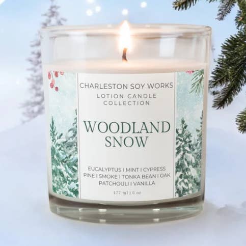 Woodland Snow for wholesale by Charleston Soy Works