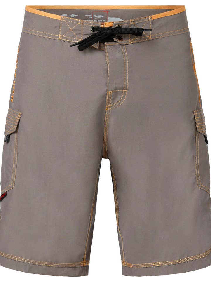 Maui Rippers - Wholesale Swim Shorts - Men's - Hawaiian Octo Tako Fishing Shorts - Grey