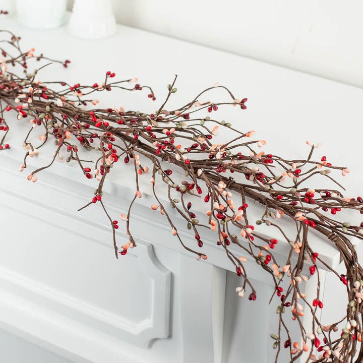Factory Direct Craft - Wholesale Bunting/Garland - 54" Pip Berry Garland - Select Color