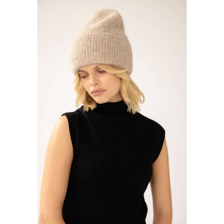 Arctic Fox & Co. - North America - Wholesale Beanie - Women's - The Alpaca Beanie - Iced Taupe - FW254