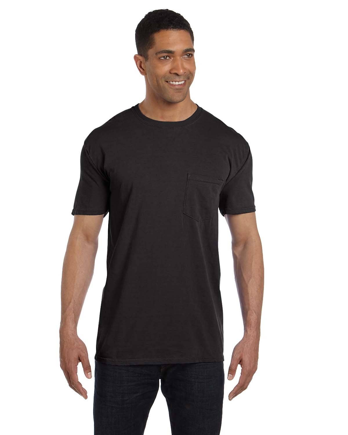 Total Apparel - Wholesale T-Shirt - Unisex - Comfort Colors Garment-Dyed Pocket Blank T-Shirt | 6030CC28