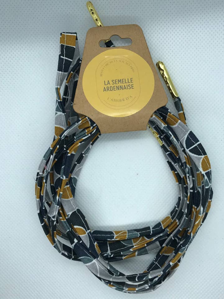 Printed laces for wholesale by La Semelle Ardennaise