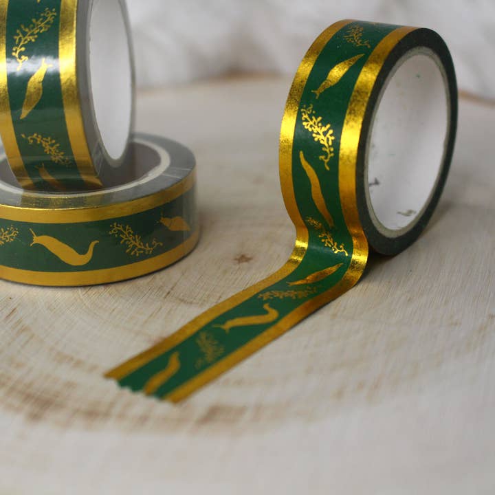 Gold Foil Slug Washitape for wholesale by May's Monsters