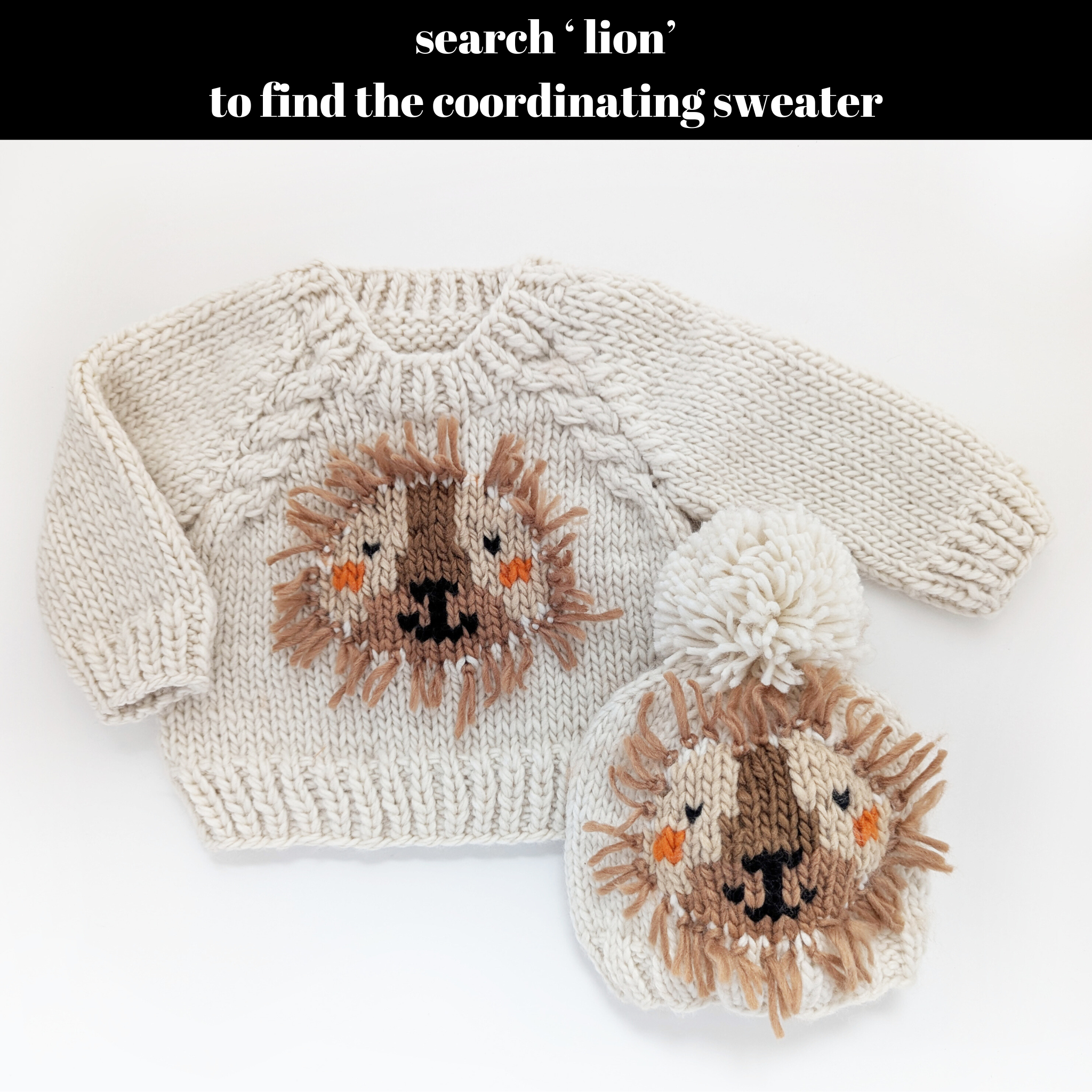 Huggalugs - Wholesale Beanie - Kids - Lion Beanie Hat for Baby & Kids3