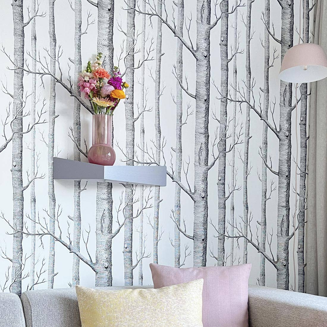 Woodendot – wholesale Wall-mounted shelf – Pelican wall shelf · Large grey1