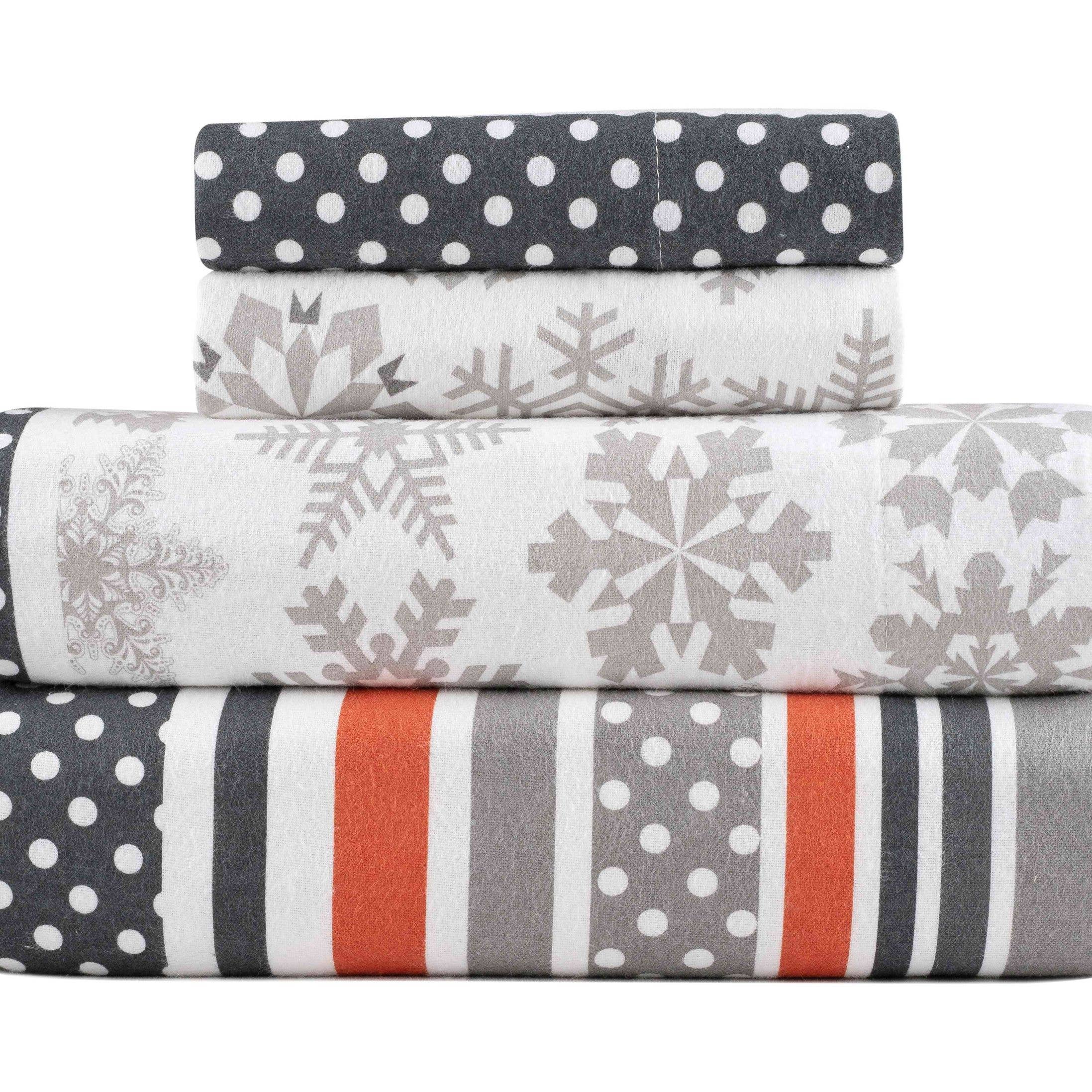 Bed Bath Fashions - Vente Parures de lit - Ensemble de draps en flanelle 100 % coton turc Kathy Ireland6