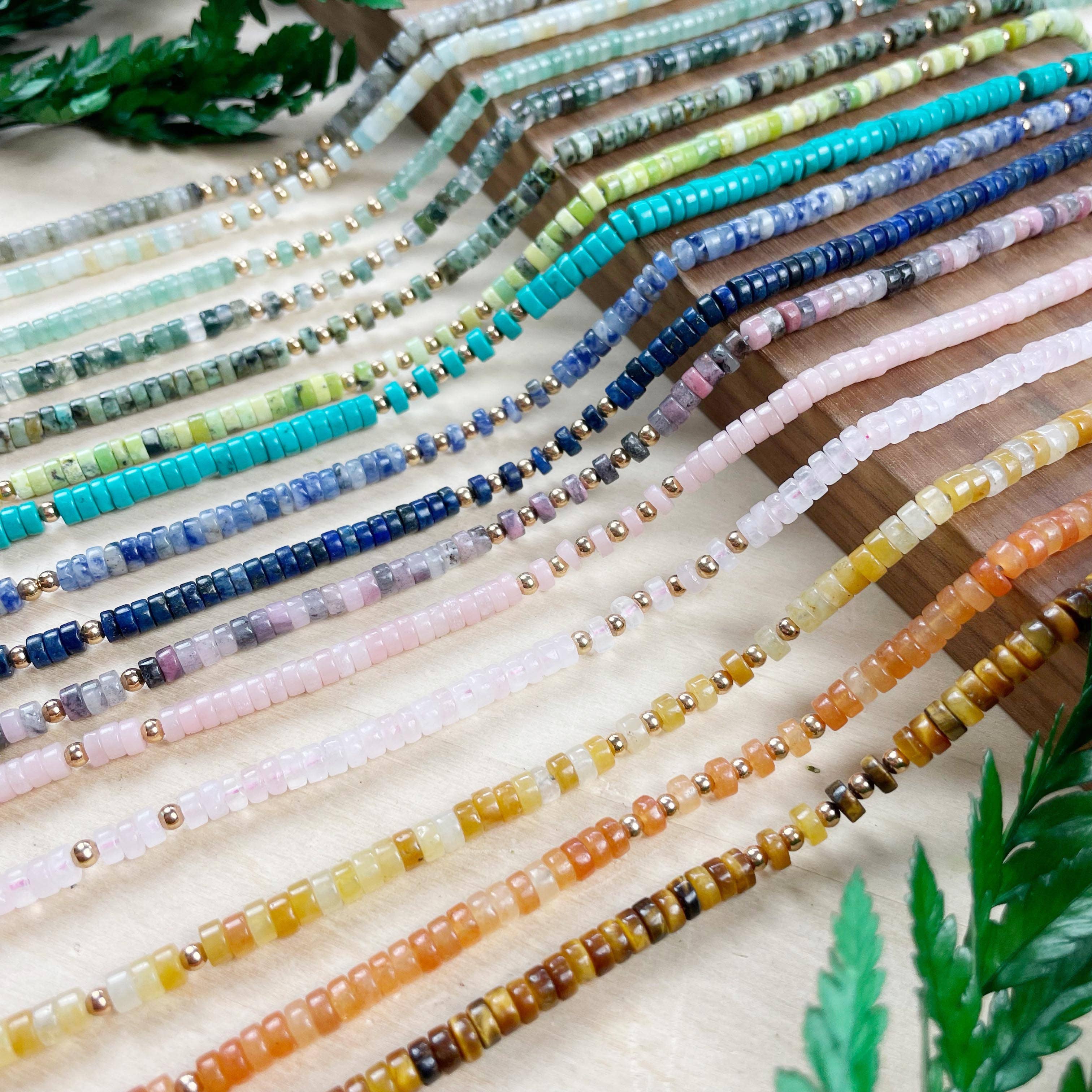 Ewelina Pas Jewelry - Wholesale Kralen/parelketting - Litae/// Delicate edelsteen kralen ketting2