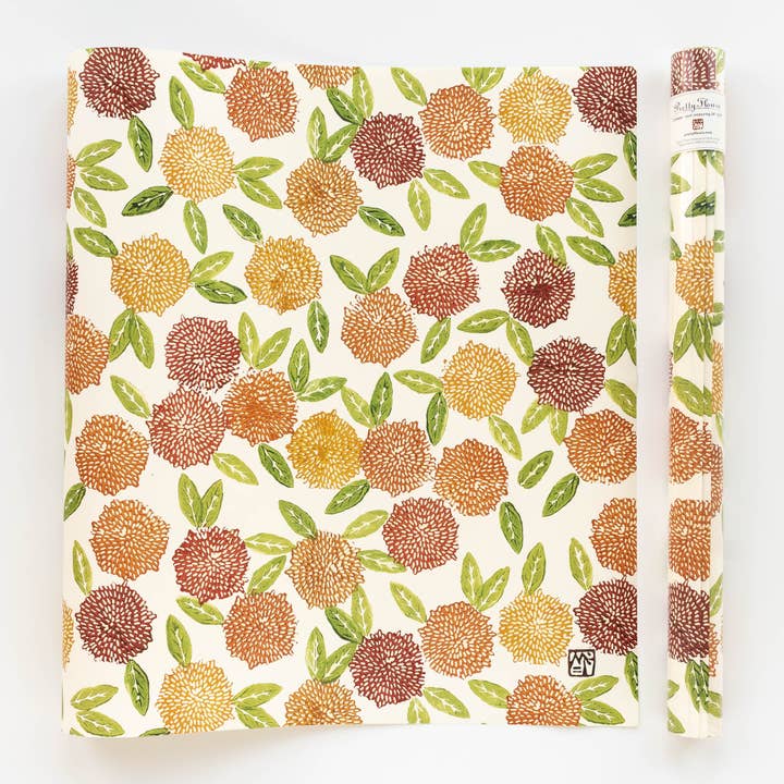 Wrapping Paper - Zinnia for wholesale by PRETTY FLOURS
