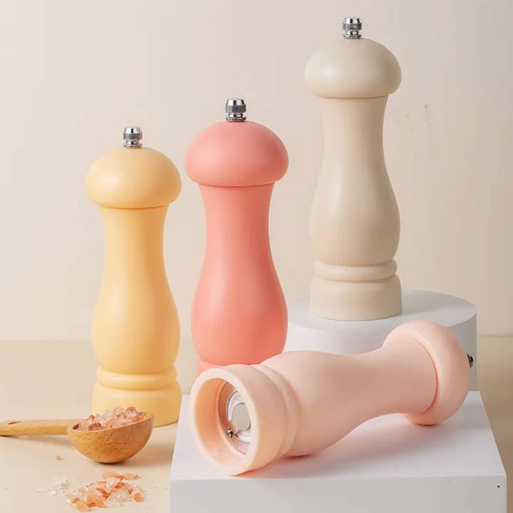Refillable Morandi Colour Salt and Pepper Mill (PP Material) and other Purchase Wholesale salz und pfeffer. Free Returns & Net 60 Terms on Faire trending on Faire.