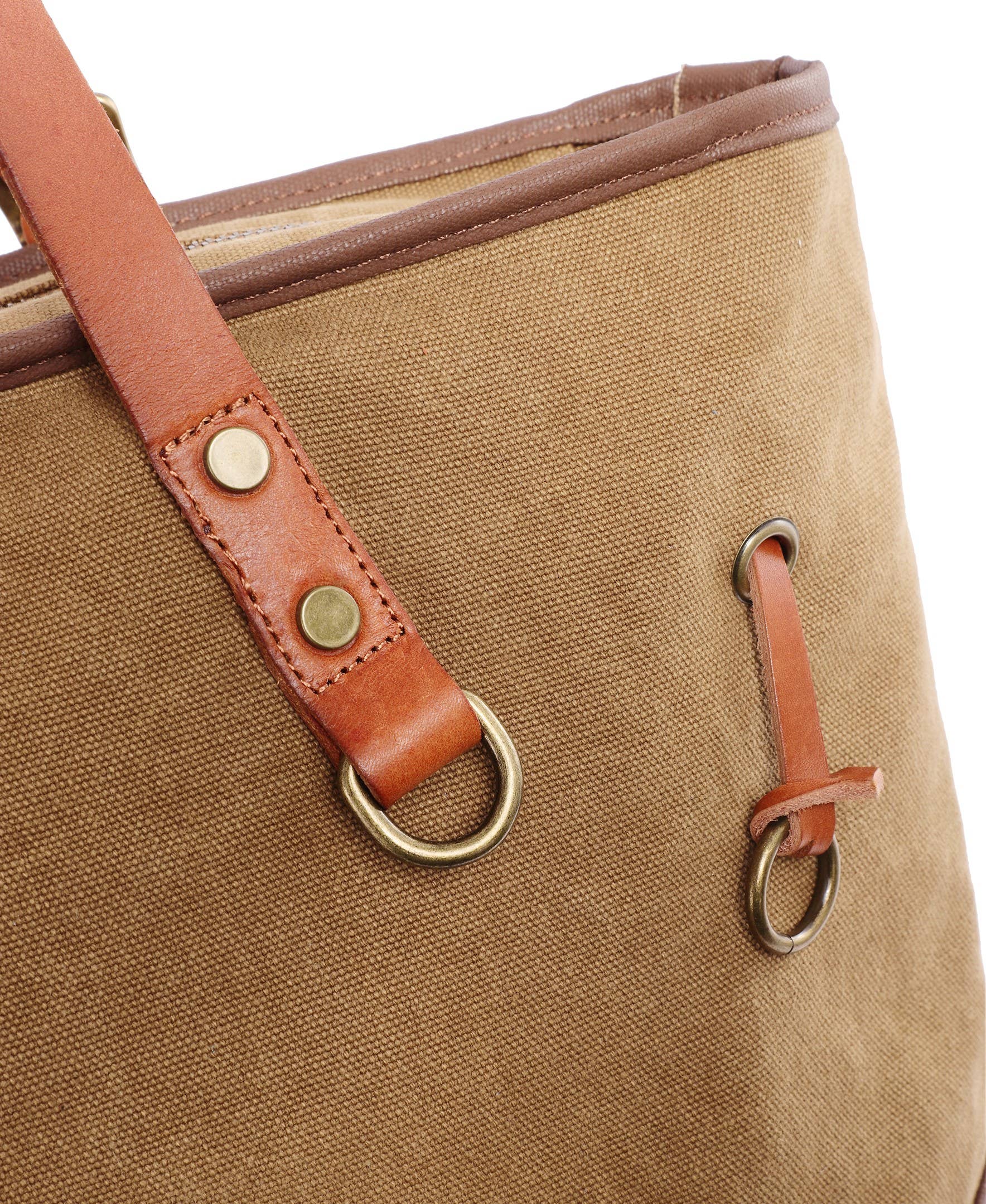 TSD Brand - Wholesale Draagtas - Dames - Redwood Canvas Shopper11