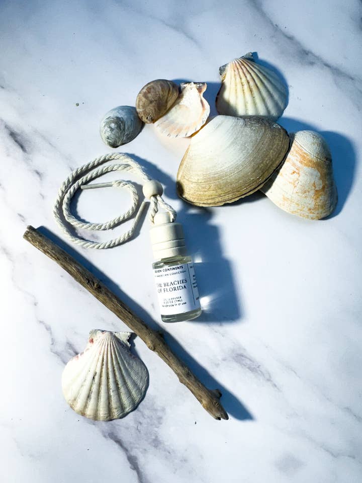 The Beaches of Florida Mini Car Diffuser for wholesale by Seven Continents