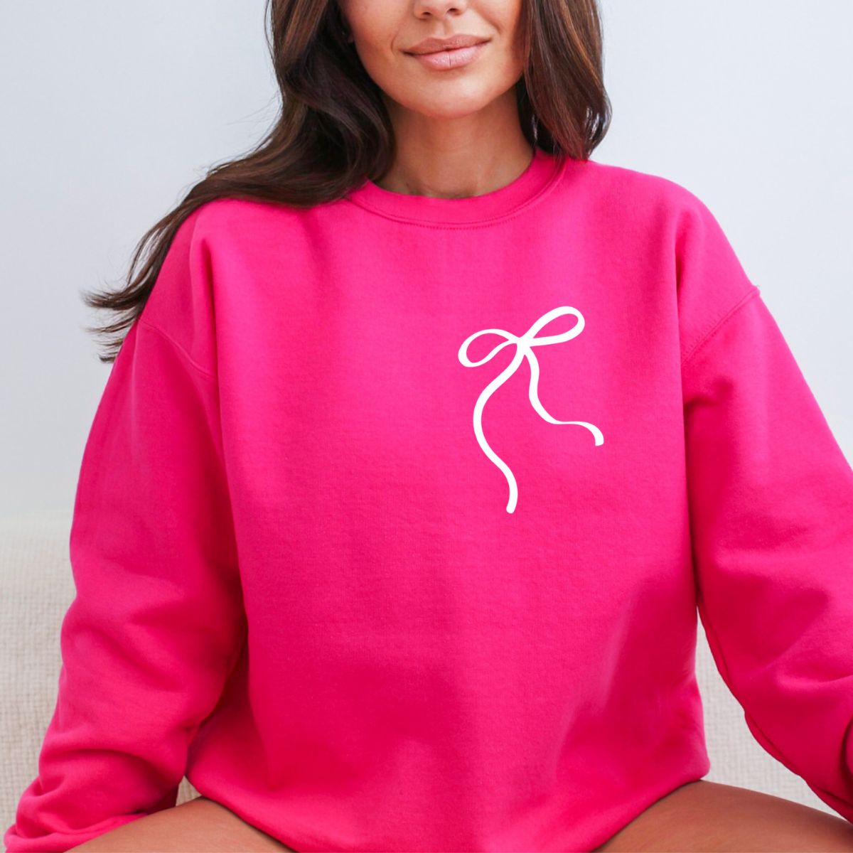 Desert Raine - Vendita all'ingrosso Felpa stampata - Donna - Felpa con Fiocco Carina Civettuola - Maglione con Fiocco alla Moda3