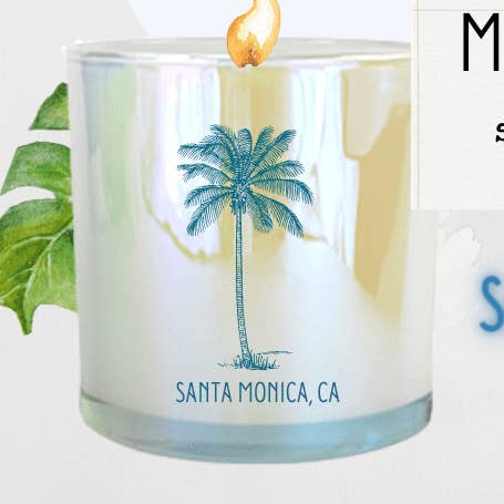 Sun kissed Turmeric + Mandarin | Santa Monica Beach Inspired Candle for wholesale by L.A Discovery Shop