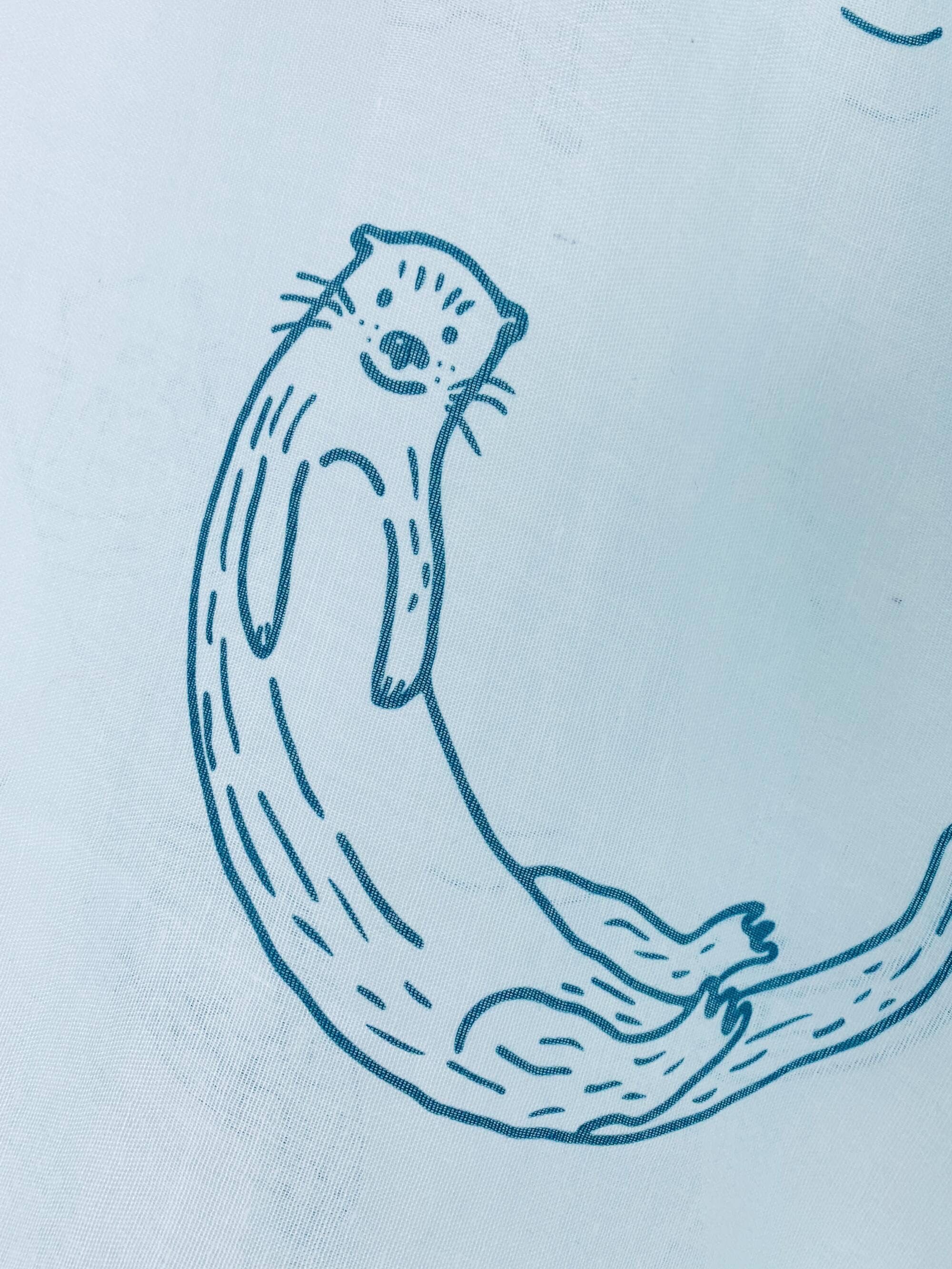 JC Sunny Fashion – Großhandel Kimono – Damen – JC062767 Aqua-Seelöwen-Kimono3