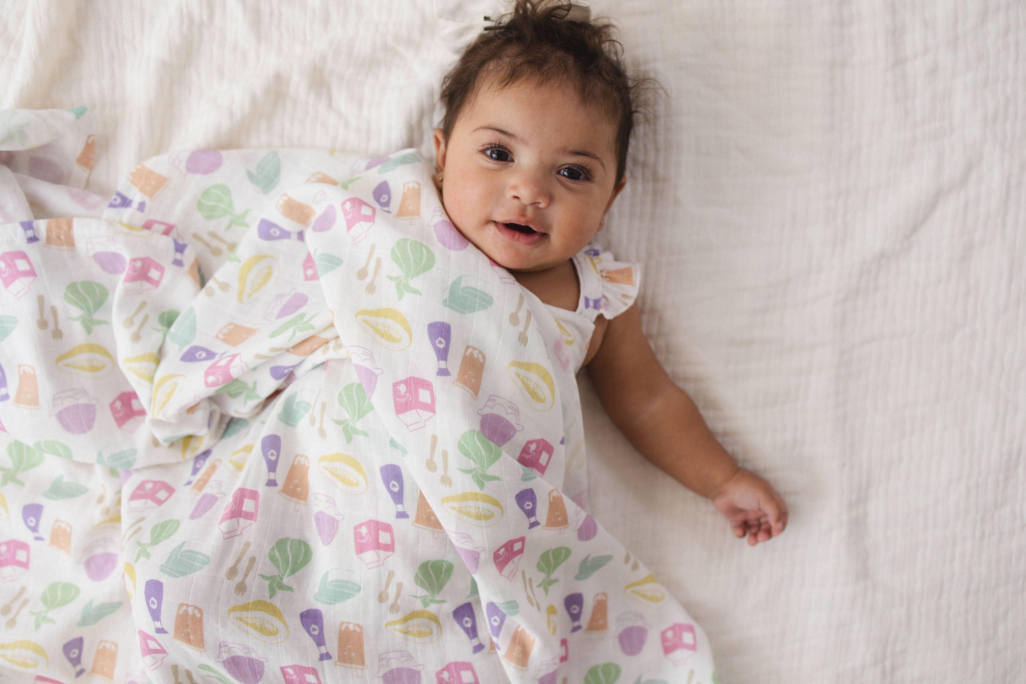 Keiki Kaukau - Hawai‘i's Toy Company - Wholesale Swaddle - Baby - Swaddle Blanket - Kaukau Time!1