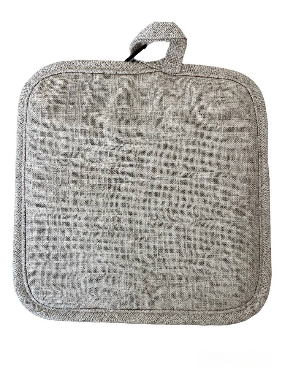 Vivi et Margot - Vendita all'ingrosso Guanti da forno/Presine - Presina in lino francese con ricamo floreale4