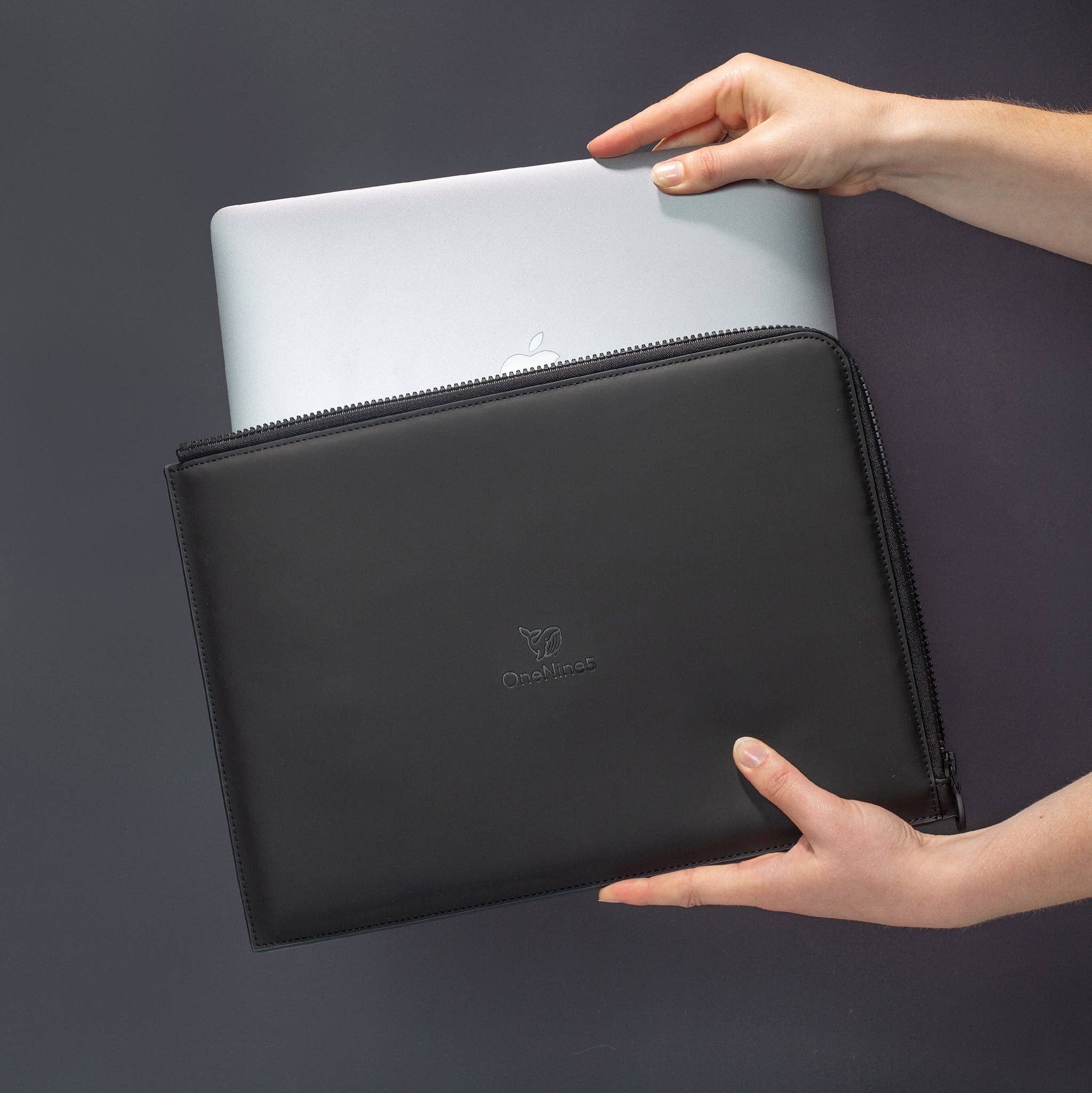 OneNine5 - Wholesale Laptop/Tablet Case - Unisex - Eco-Conscious 13" Laptop Sleeve, Miho Black1