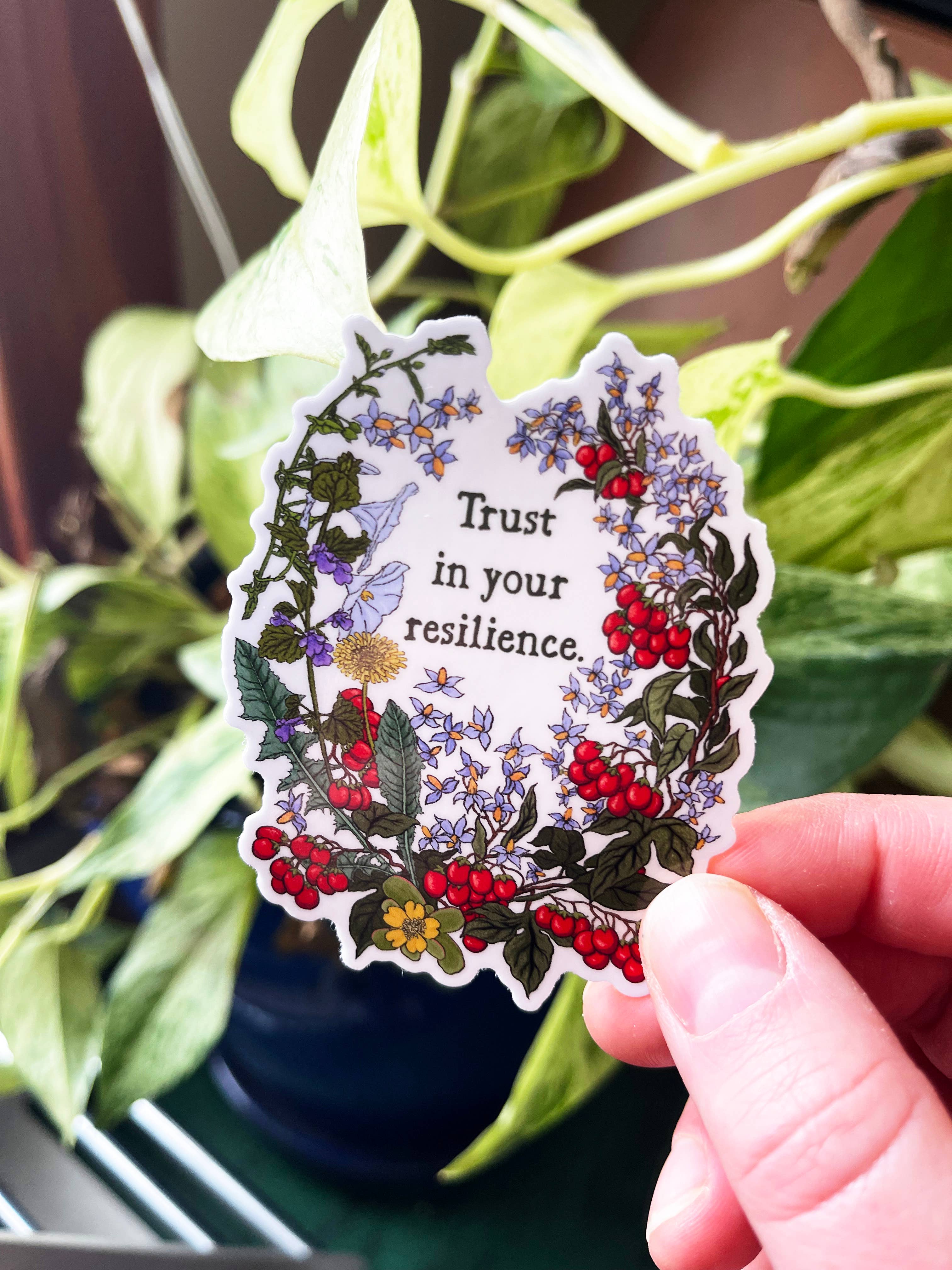 Fabulously Feminist - Wholesale Sticker - Feminist Sticker: Trust In Your Resilience5