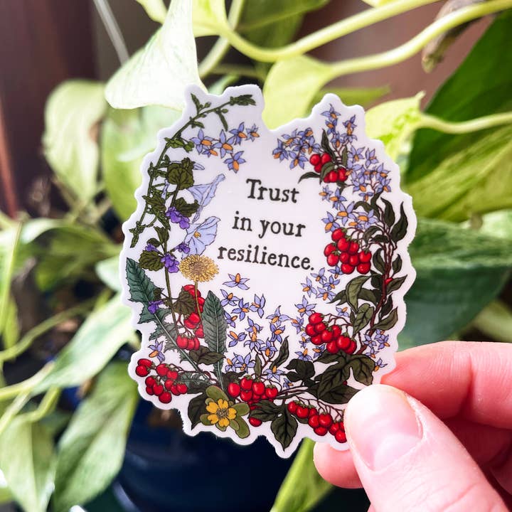 Fabulously Feminist - Wholesale Sticker - Feminist Sticker: Trust In Your Resilience5