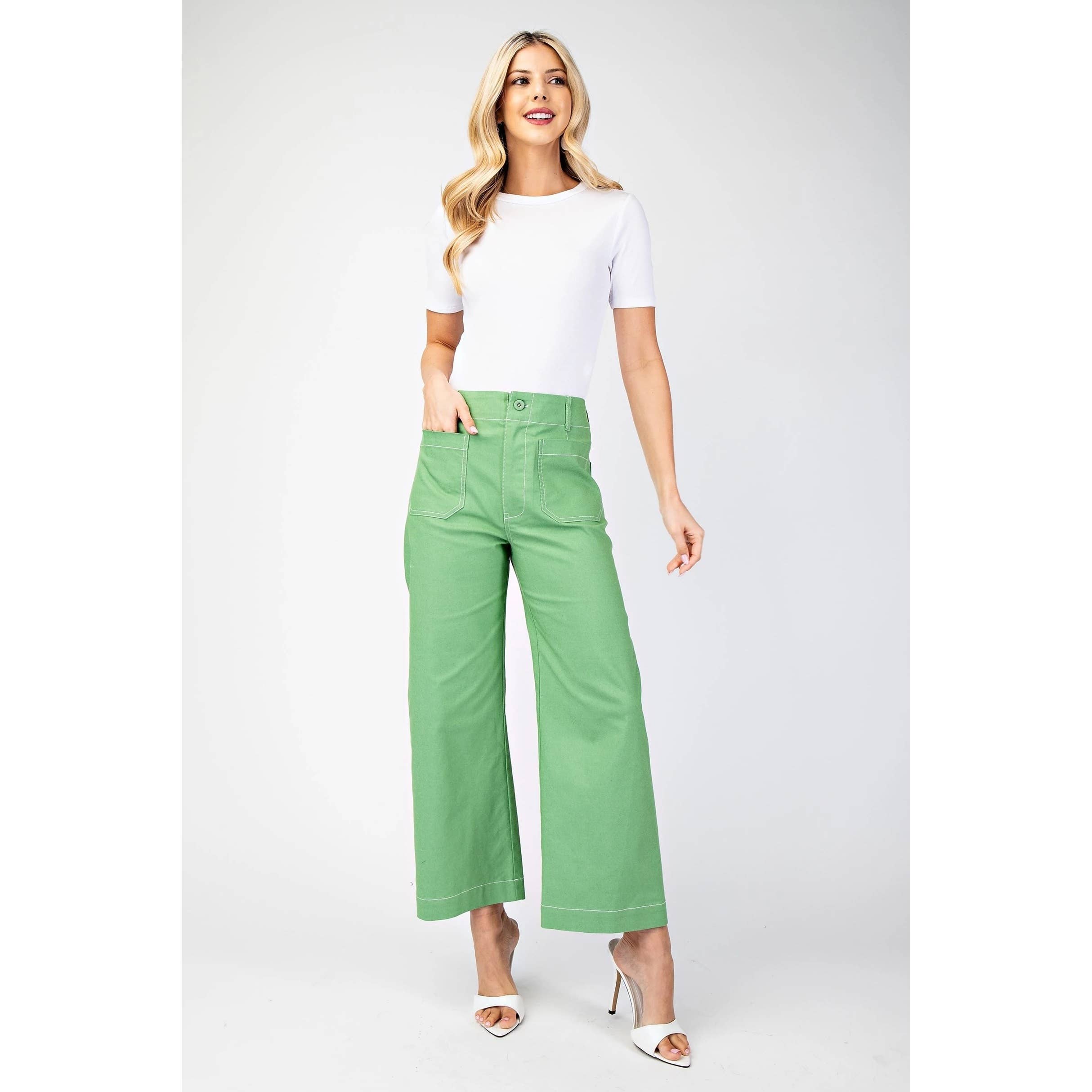 STYLE USA - Vendita all'ingrosso Pantalone - Donna - Nuovi pantaloni corti a gamba larga19