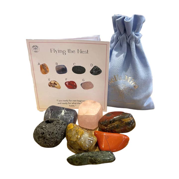 Flying The Nest Crystals cadeaupakket voor wholesale door BellaMira Home