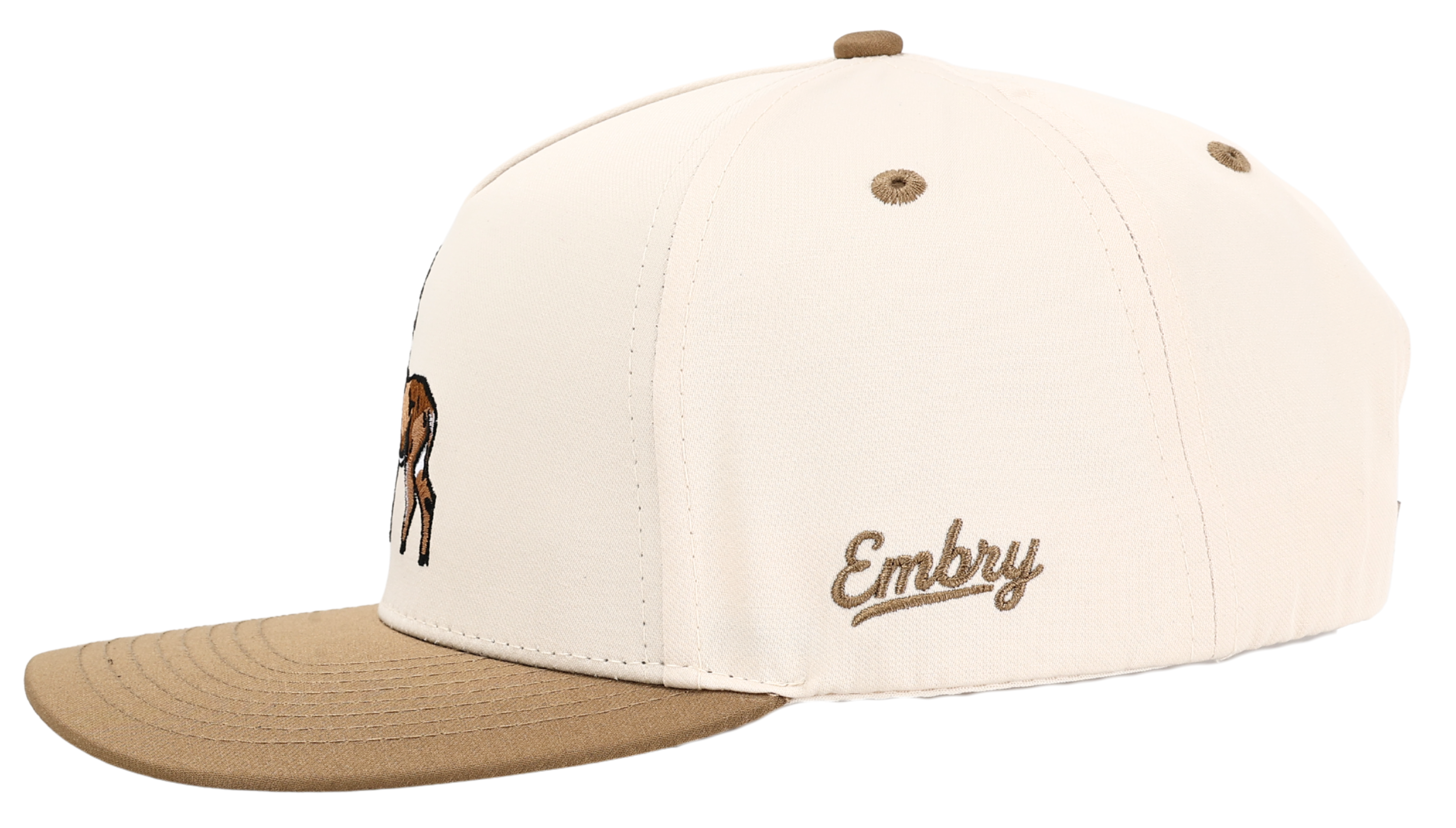 Embry Outdoors - Wholesale Trucker Hat - Unisex - Cream/Tan - Buck2