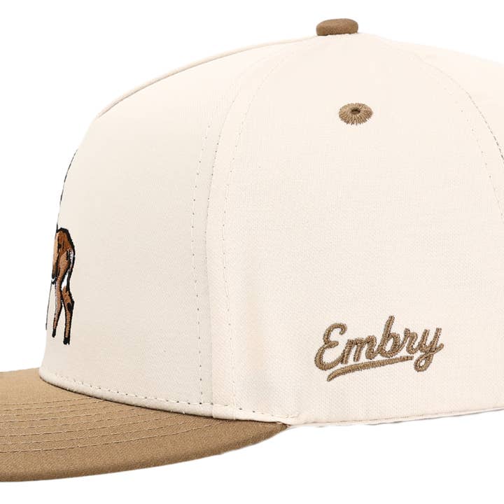 Embry Outdoors - Wholesale Trucker Hat - Unisex - Cream/Tan - Buck2