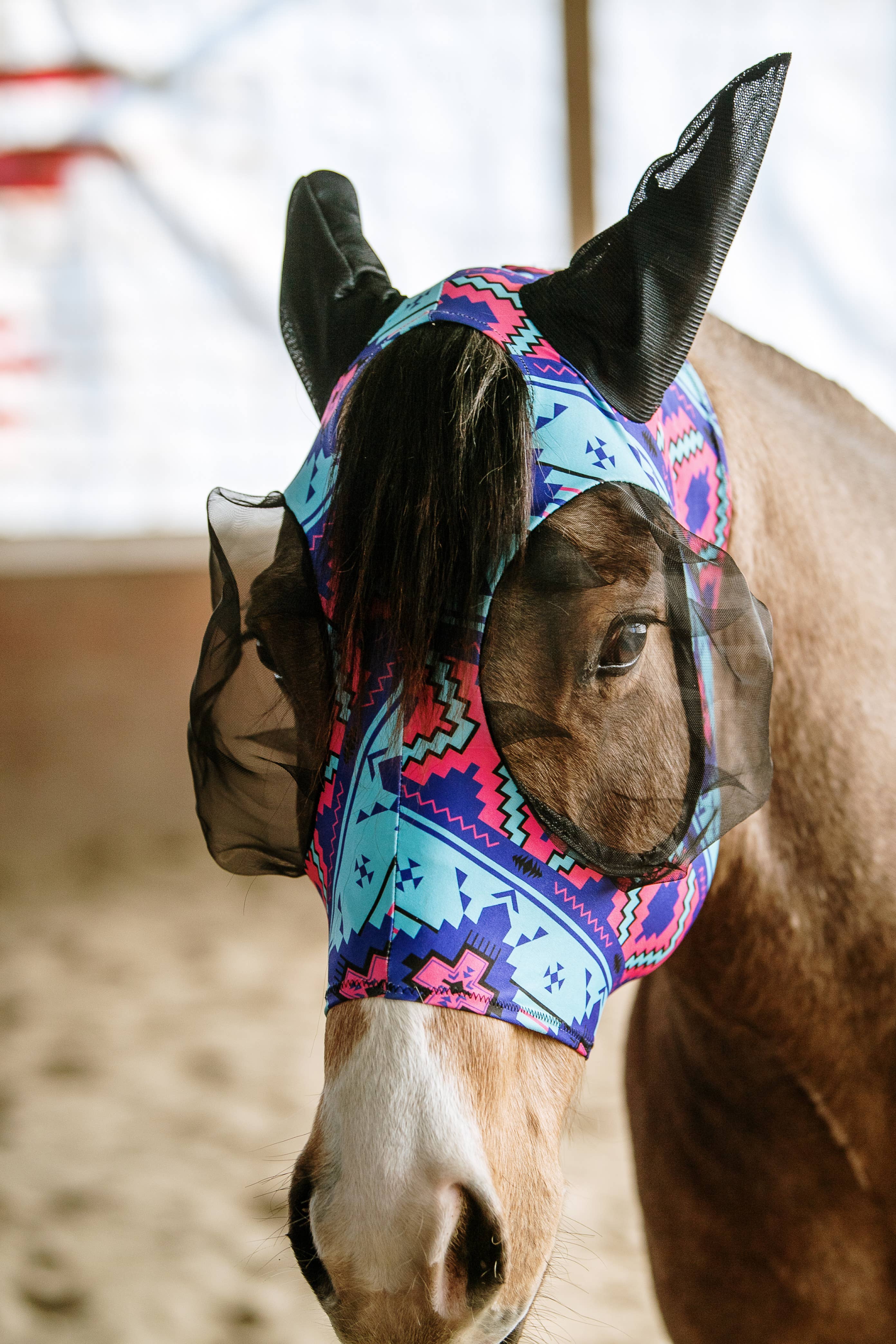 Schulz Equine - Wholesale Horseback Riding Gear - Lycra Fly Mask43