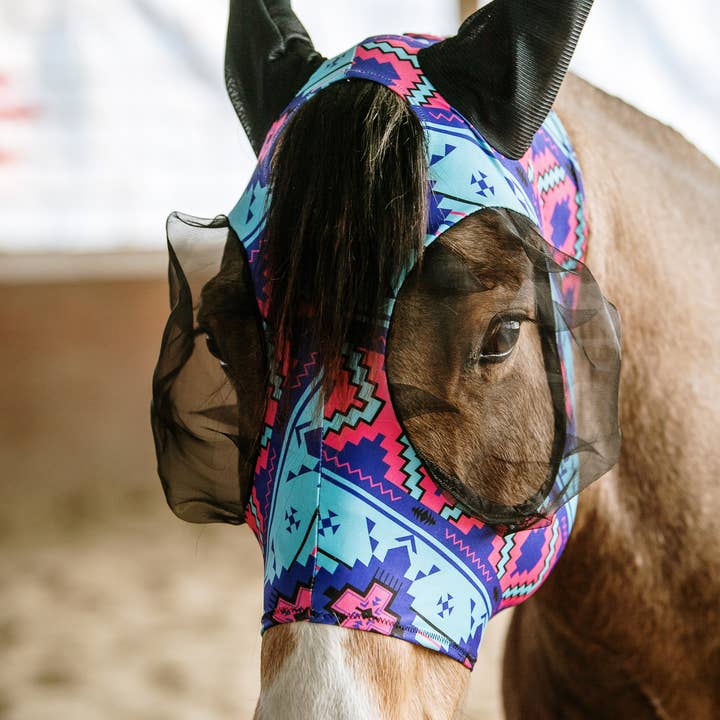 Schulz Equine - Wholesale Horseback Riding Gear - Lycra Fly Mask43