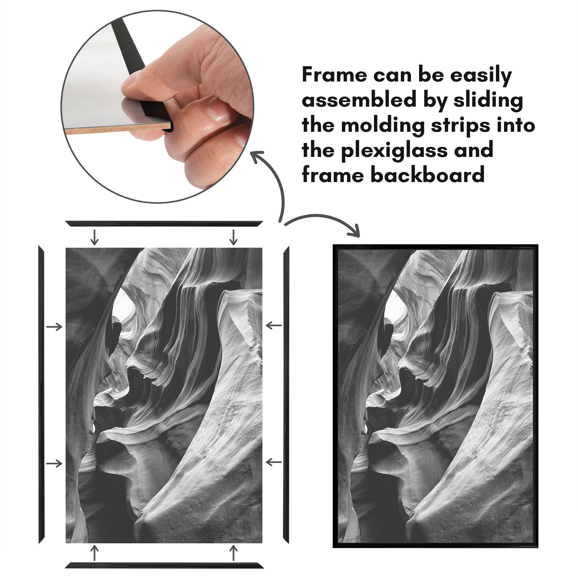 Americanflat - Wholesale Picture Frame - 3 Pack Lightweight Poster Frames28