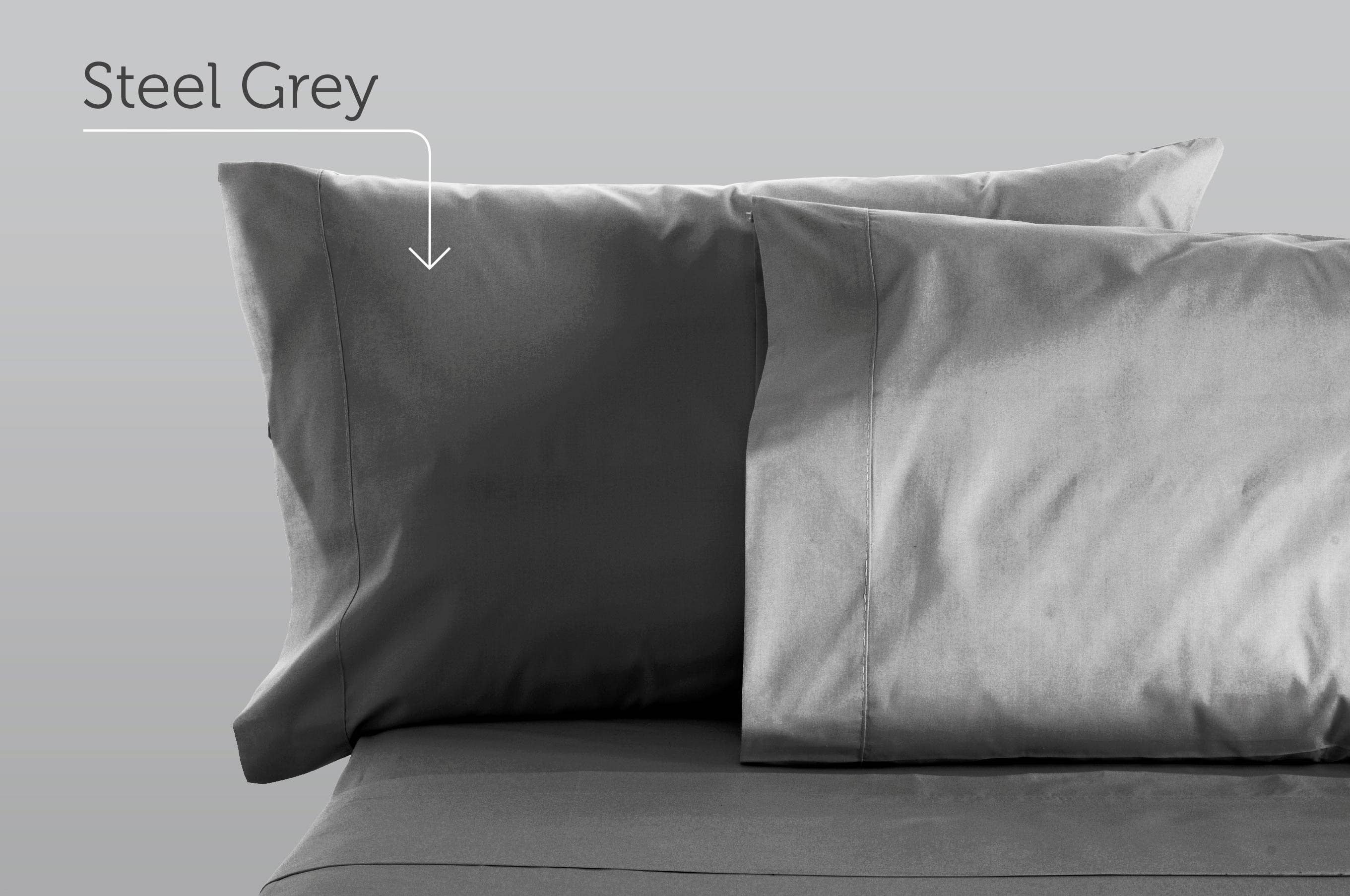 Sleep & Beyond - Wholesale Bedding Pillowcase/Sham - 100% Organic Cotton 300TC Sateen Pillow Case Pair2