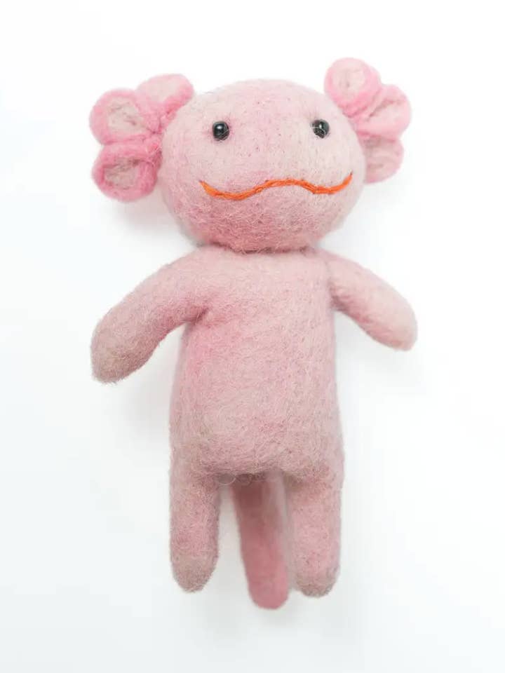 Axolotl Finger Puppet for wholesale by Silk Road Bazaar
