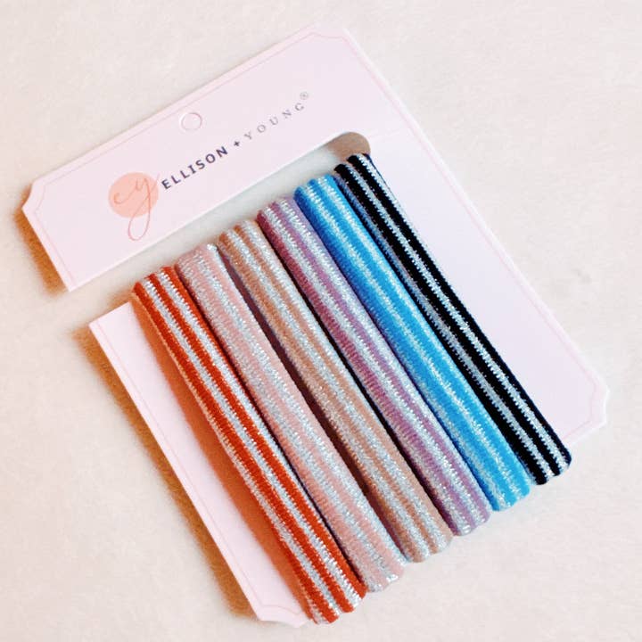 Ellison+Young - Wholesale Hair Tie - Worlds Best Everyday Hair Ties Set Of 6