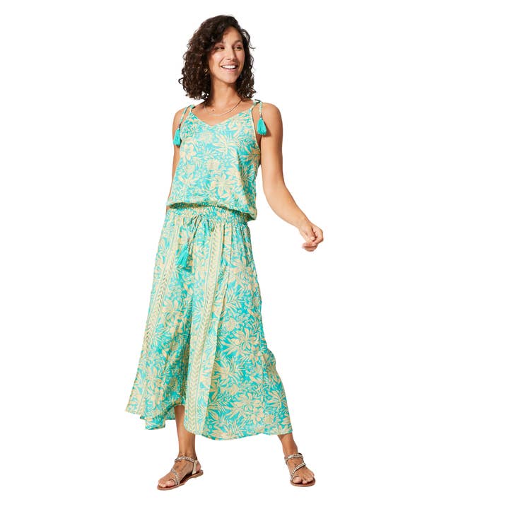 Ipanima ærmeløs sommer-jumpsuit i midilengde for engroshandel hos Ipanima